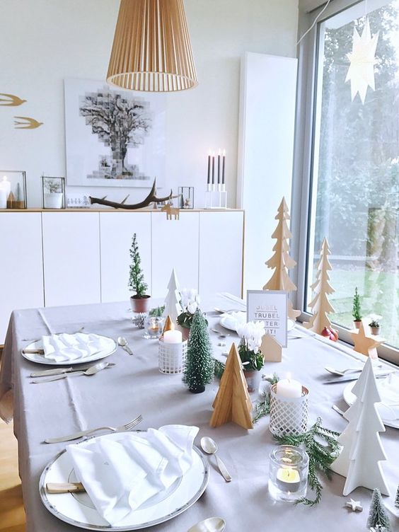 Mesa da ceia de Natal