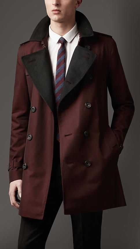 Trench-coat masculino