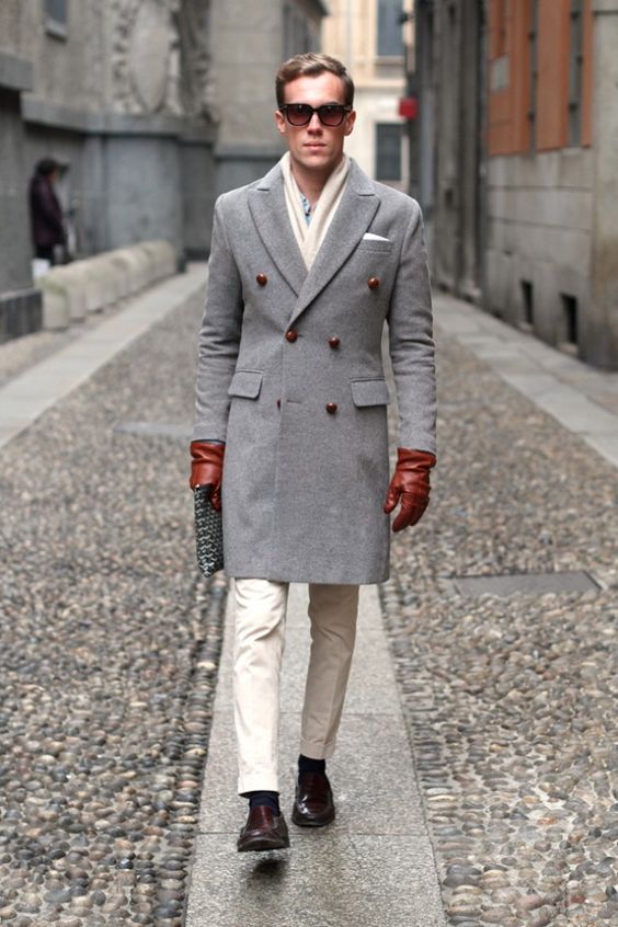 Trench-coat masculino