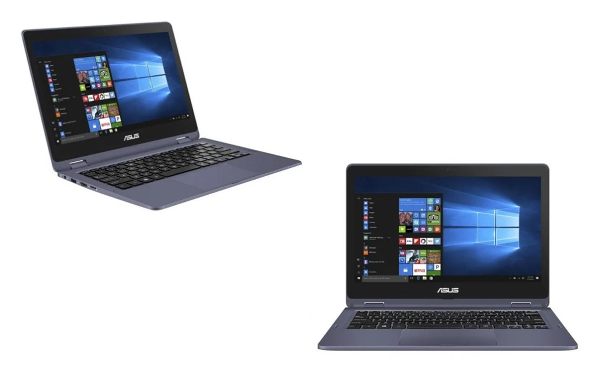 Portátil Asus VivoBook Flip 12 TP202NA-EH012TS 11.6" Táctil N4200 4GB 64GB eMMC