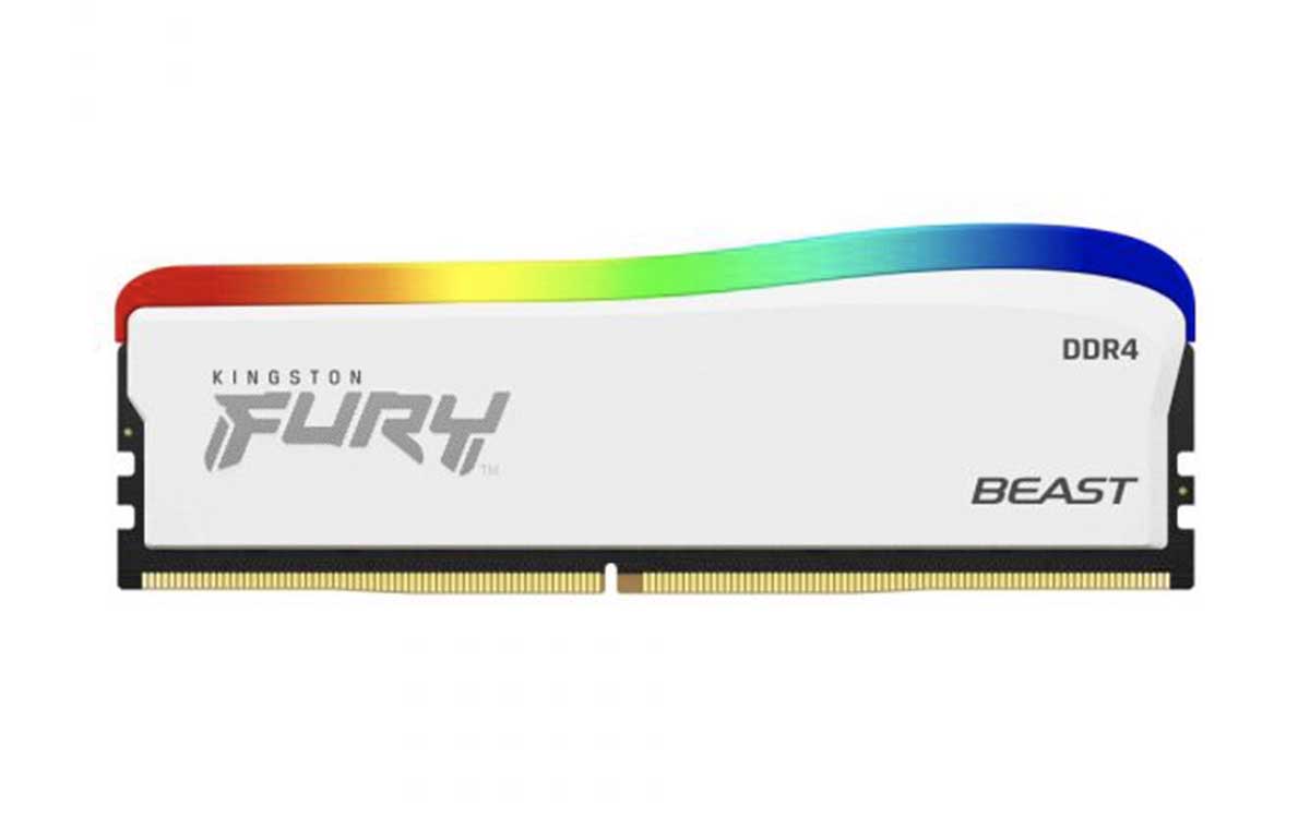 Memória RAM Kingston Memória Ram Fury Beast Rgb Se 16GB DDR4 3200MHz CL16